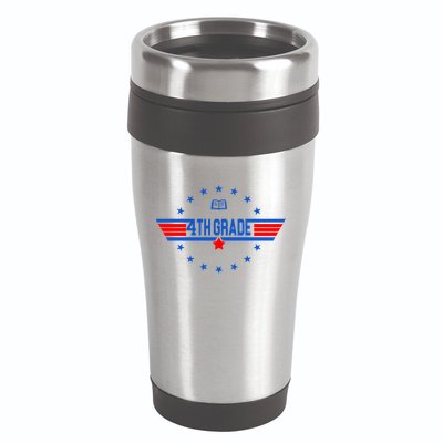 4th Grade Pilot Back To School 16oz Travel Tumbler