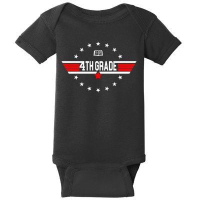 4th Grade Pilot Back To School Baby Bodysuit