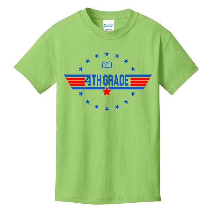 4th Grade Pilot Back To School Kids T-Shirt