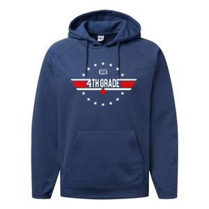 4th Grade Pilot Back To School Performance Fleece Hoodie