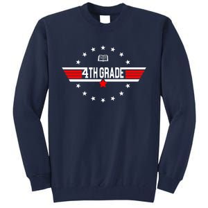 4th Grade Pilot Back To School Tall Sweatshirt