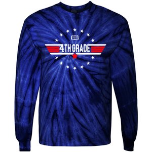 4th Grade Pilot Back To School Tie-Dye Long Sleeve Shirt