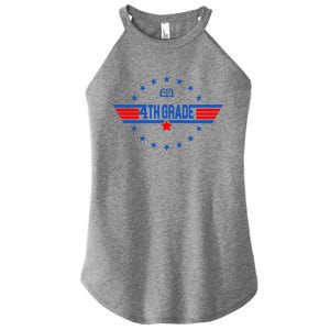 4th Grade Pilot Back To School Women's Perfect Tri Rocker Tank