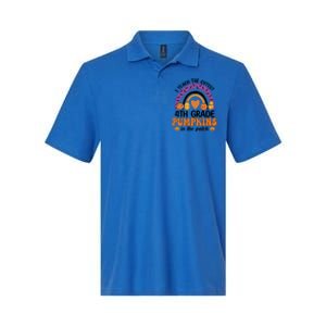 4Th Grade Rainbow I Teach The Cutest Pumpkins In The Patch Gift Softstyle Adult Sport Polo