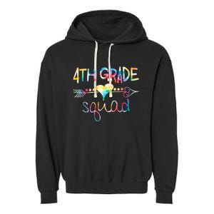 4th Grade Squad Fourth Grade Team Teachers Garment-Dyed Fleece Hoodie