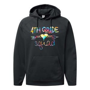 4th Grade Squad Fourth Grade Team Teachers Performance Fleece Hoodie