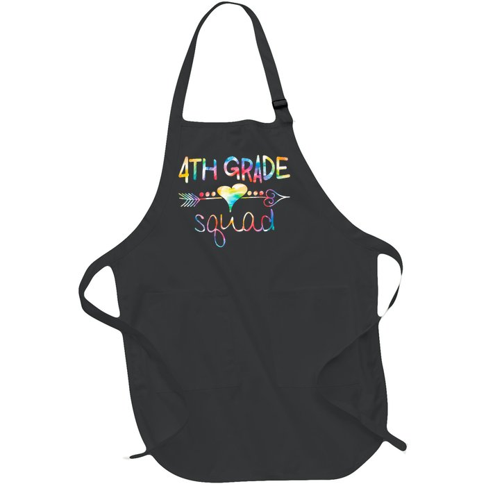 4th Grade Squad Fourth Grade Team Teachers Full-Length Apron With Pockets