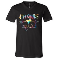 4th Grade Squad Fourth Grade Team Teachers V-Neck T-Shirt