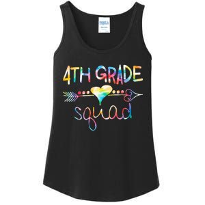 4th Grade Squad Fourth Grade Team Teachers Ladies Essential Tank