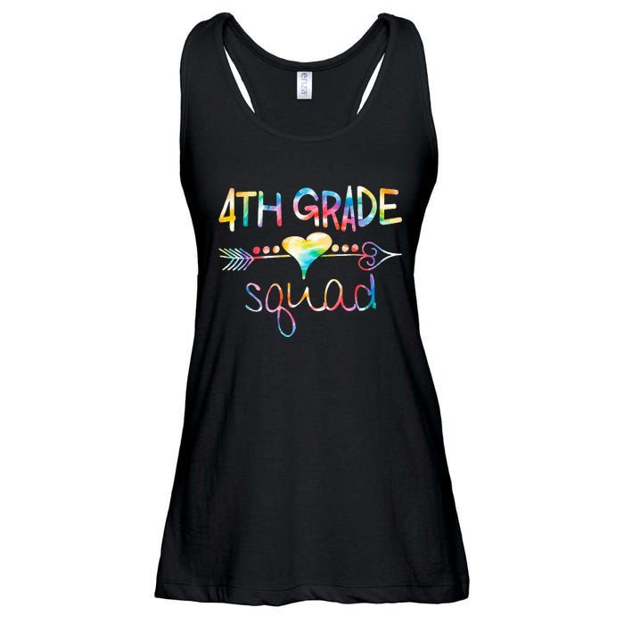 4th Grade Squad Fourth Grade Team Teachers Ladies Essential Flowy Tank