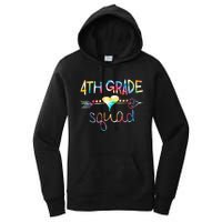 4th Grade Squad Fourth Grade Team Teachers Women's Pullover Hoodie