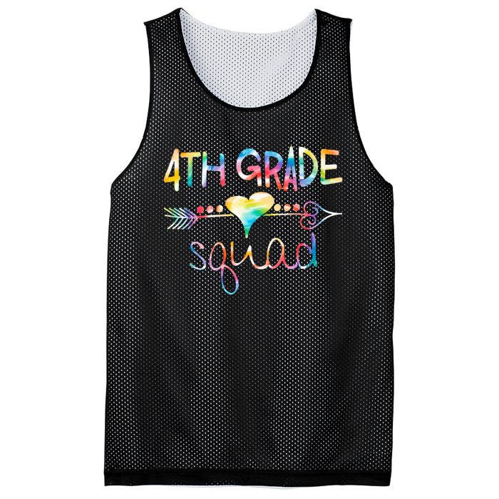 4th Grade Squad Fourth Grade Team Teachers Mesh Reversible Basketball Jersey Tank