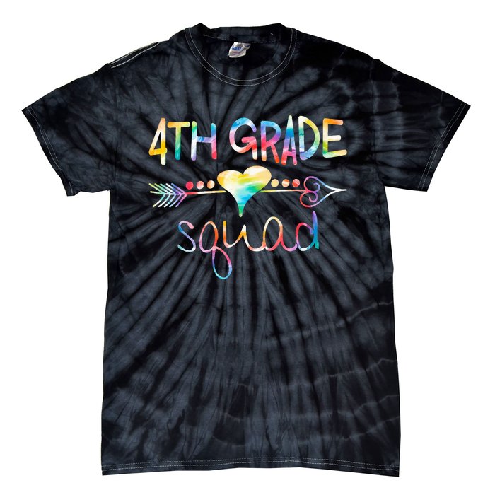 4th Grade Squad Fourth Grade Team Teachers Tie-Dye T-Shirt