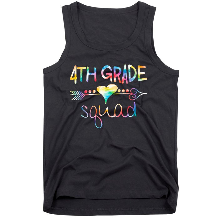 4th Grade Squad Fourth Grade Team Teachers Tank Top