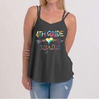 4th Grade Squad Fourth Grade Team Teachers Women's Strappy Tank