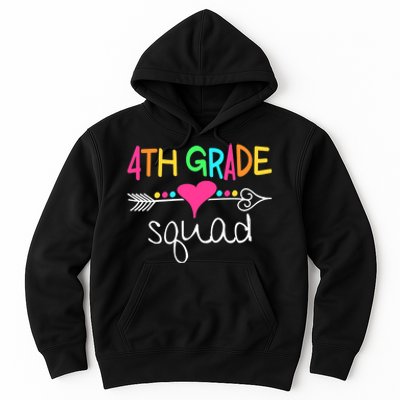 4th Grade Squad Fourth Teacher Student Team Back To School Hoodie