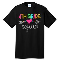 4th Grade Squad Fourth Teacher Student Team Back To School Tall T-Shirt