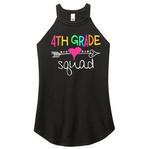 4th Grade Squad Fourth Teacher Student Team Back To School Women's Perfect Tri Rocker Tank