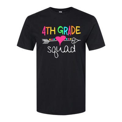 4th Grade Squad Fourth Teacher Student Team Back To School Softstyle CVC T-Shirt