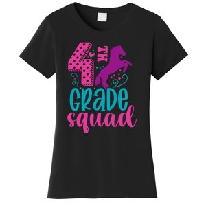 4th Grade Squad Back To School Teacher Fourth Grade Gift Women's T-Shirt