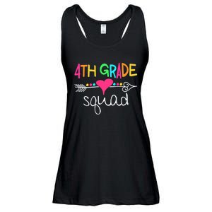 4th Grade Squad Fourth Teacher Student Team Back To School Ladies Essential Flowy Tank