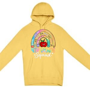 4th Grade Squad Back To School Fourth Grade Teacher Premium Pullover Hoodie