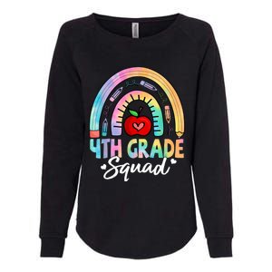 4th Grade Squad Back To School Fourth Grade Teacher Womens California Wash Sweatshirt