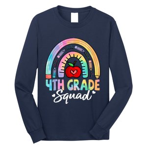 4th Grade Squad Back To School Fourth Grade Teacher Long Sleeve Shirt