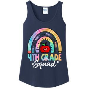 4th Grade Squad Back To School Fourth Grade Teacher Ladies Essential Tank