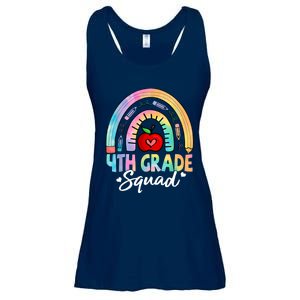 4th Grade Squad Back To School Fourth Grade Teacher Ladies Essential Flowy Tank