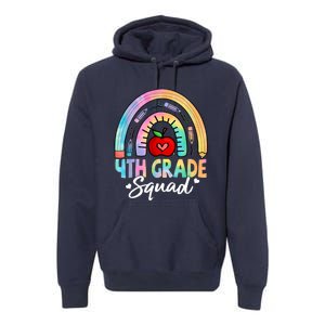 4th Grade Squad Back To School Fourth Grade Teacher Premium Hoodie