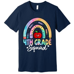 4th Grade Squad Back To School Fourth Grade Teacher Premium T-Shirt