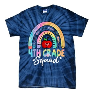 4th Grade Squad Back To School Fourth Grade Teacher Tie-Dye T-Shirt