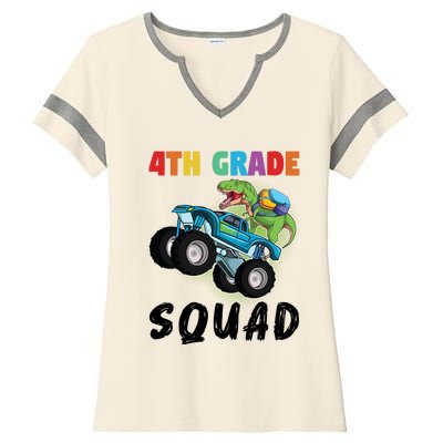 4Th Grade Squad Fourth Grade Graduation Meaningful Gift Ladies Halftime Notch Neck Tee