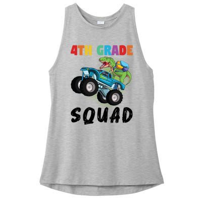 4Th Grade Squad Fourth Grade Graduation Meaningful Gift Ladies PosiCharge Tri-Blend Wicking Tank