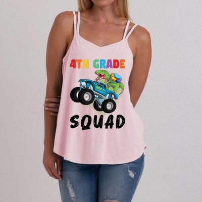 4Th Grade Squad Fourth Grade Graduation Meaningful Gift Women's Strappy Tank