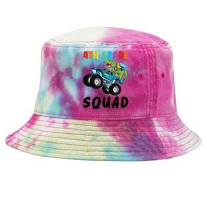 4Th Grade Squad Fourth Grade Graduation Meaningful Gift Tie-Dyed Bucket Hat