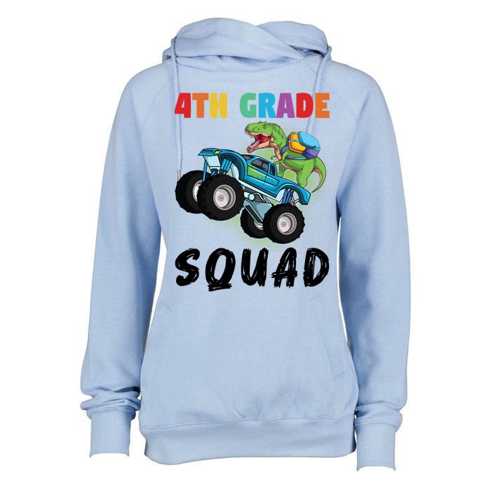 4Th Grade Squad Fourth Grade Graduation Meaningful Gift Womens Funnel Neck Pullover Hood