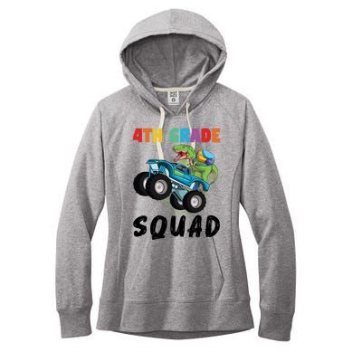 4Th Grade Squad Fourth Grade Graduation Meaningful Gift Women's Fleece Hoodie