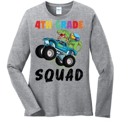 4Th Grade Squad Fourth Grade Graduation Meaningful Gift Ladies Long Sleeve Shirt