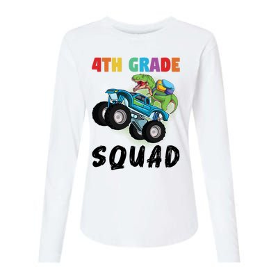 4Th Grade Squad Fourth Grade Graduation Meaningful Gift Womens Cotton Relaxed Long Sleeve T-Shirt