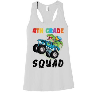 4Th Grade Squad Fourth Grade Graduation Meaningful Gift Women's Racerback Tank