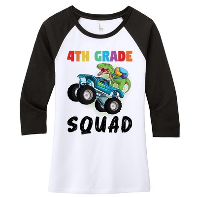 4Th Grade Squad Fourth Grade Graduation Meaningful Gift Women's Tri-Blend 3/4-Sleeve Raglan Shirt