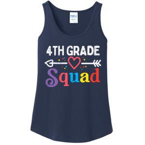 4th Grade Squad Fourth First Day Of School Boy Girl Teacher Ladies Essential Tank