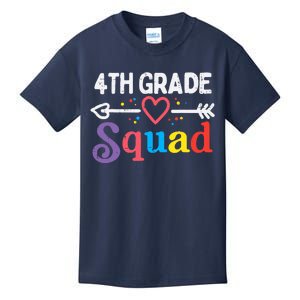 4th Grade Squad Fourth First Day Of School Boy Girl Teacher Kids T-Shirt