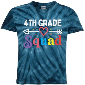 4th Grade Squad Fourth First Day Of School Boy Girl Teacher Kids Tie-Dye T-Shirt