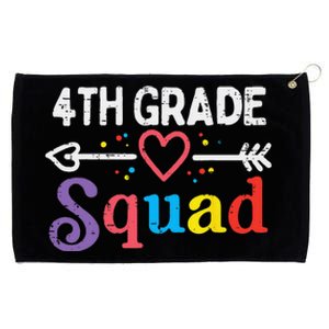 4th Grade Squad Fourth First Day Of School Teacher Grommeted Golf Towel