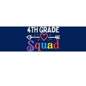 4th Grade Squad Fourth First Day Of School Teacher Bumper Sticker