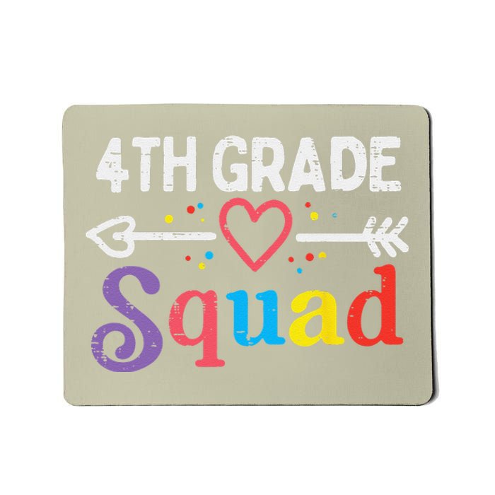 4th Grade Squad Fourth First Day Of School Teacher Mousepad