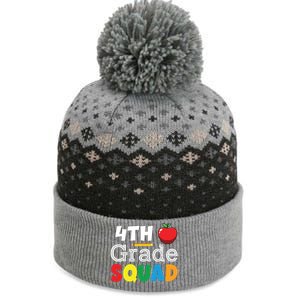 4th Grade Squad Back To School The Baniff Cuffed Pom Beanie